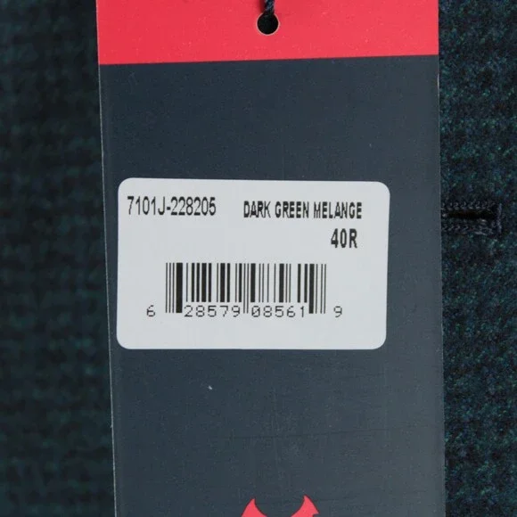 Cardinal of Canada NWT Wool Sport Coat Size 40R US In Blue & Green Melange